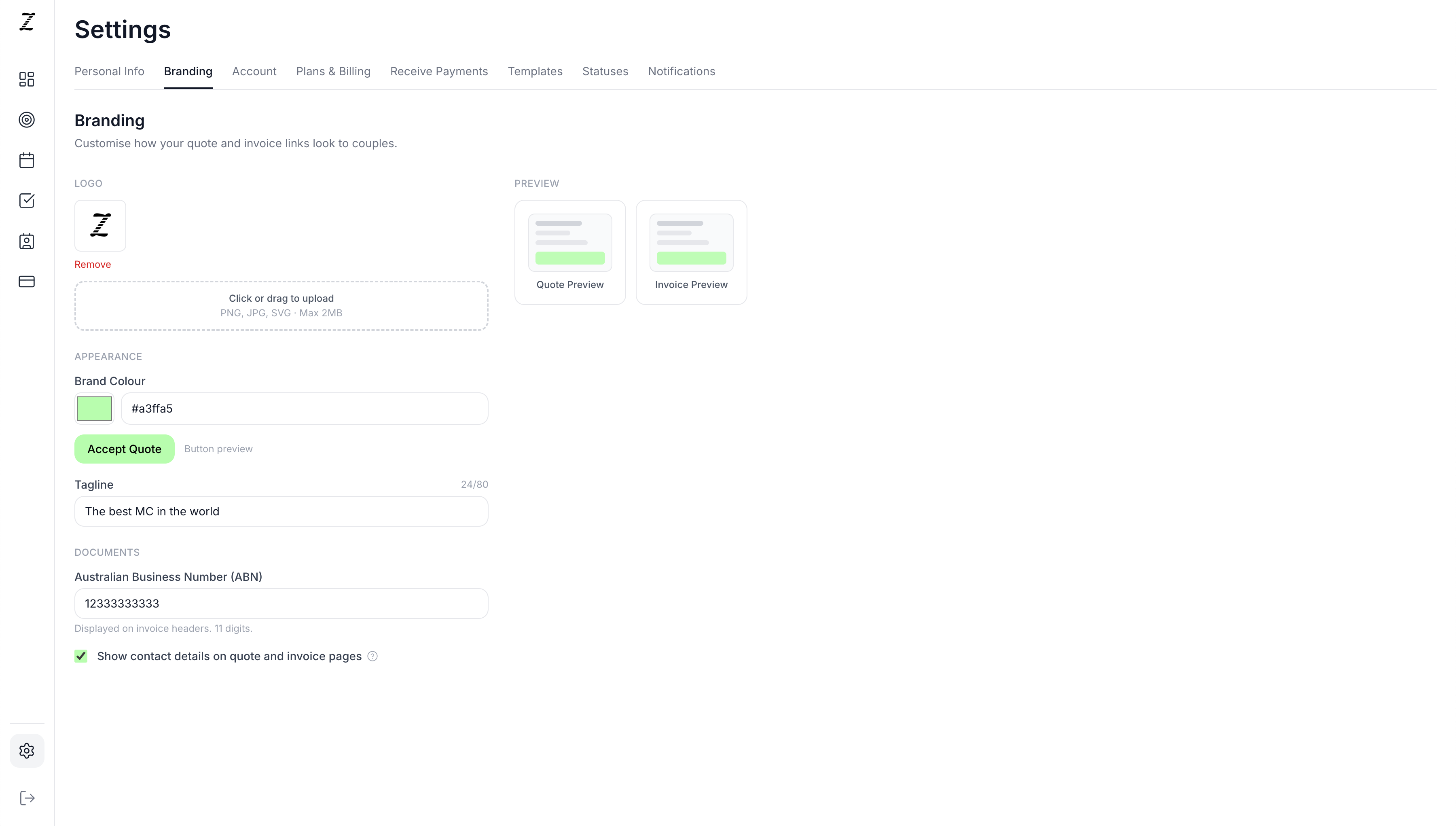Custom Branding screenshot 1