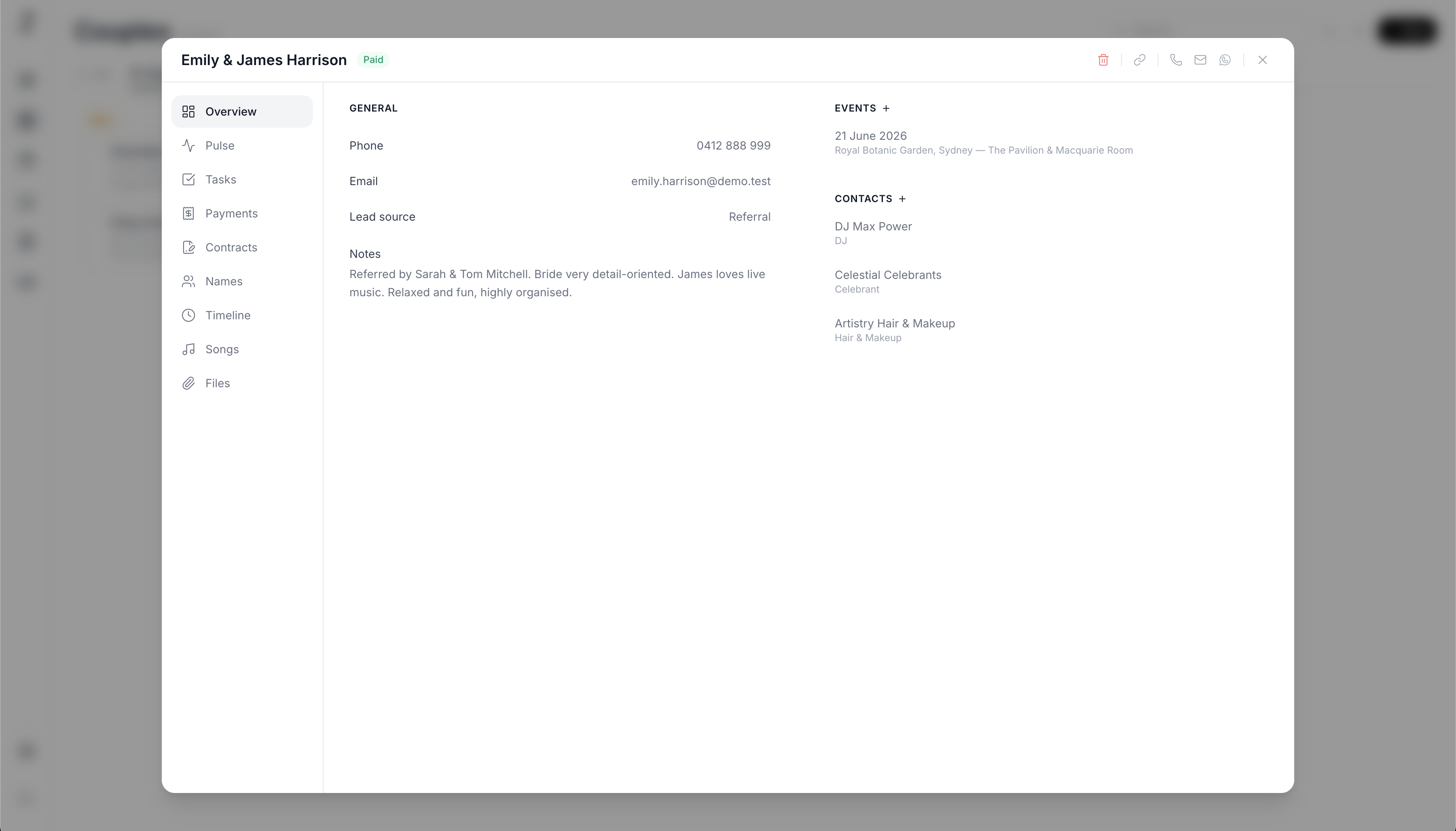 Couple Management screenshot 2