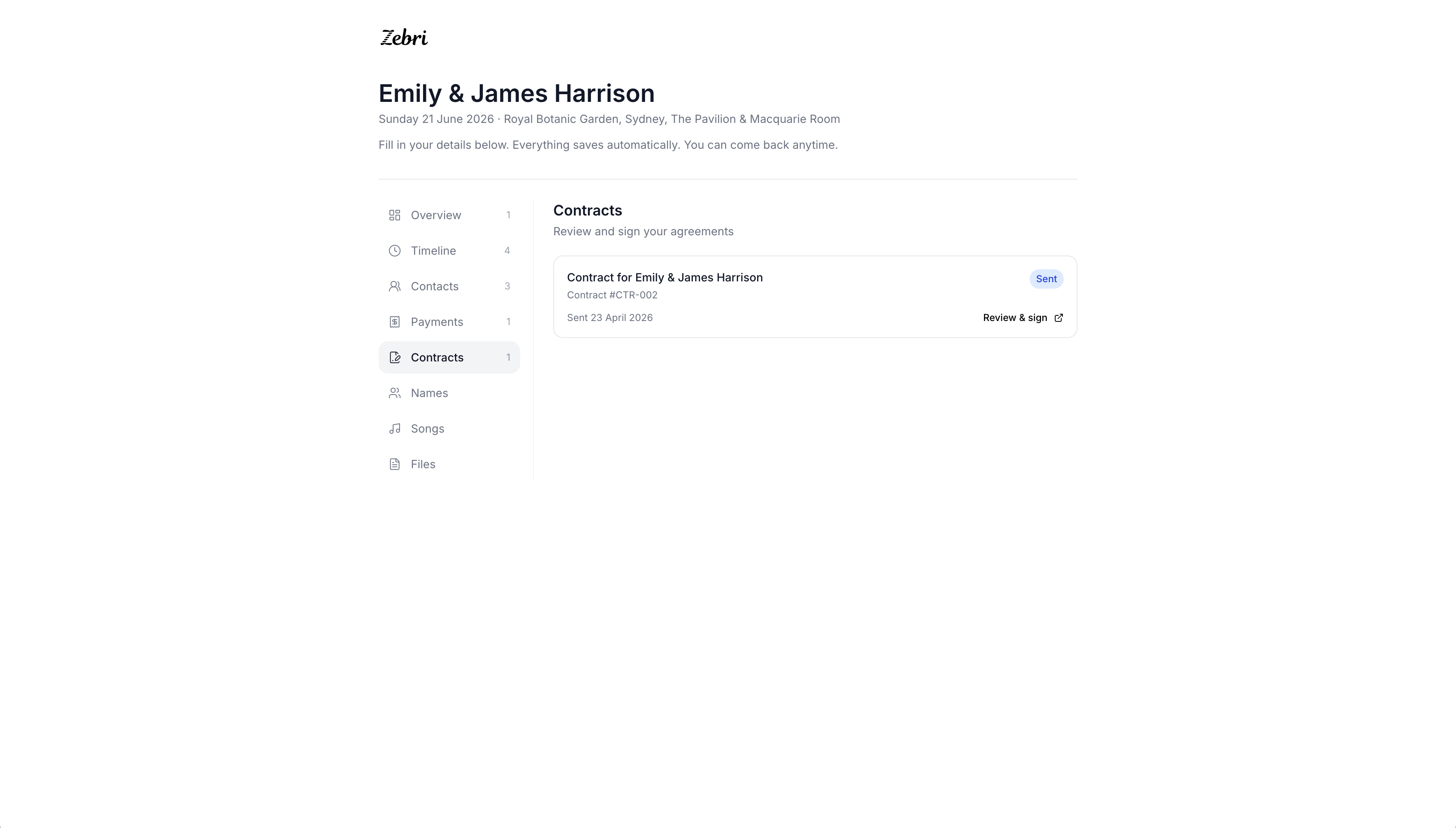 Couple Portal screenshot 3